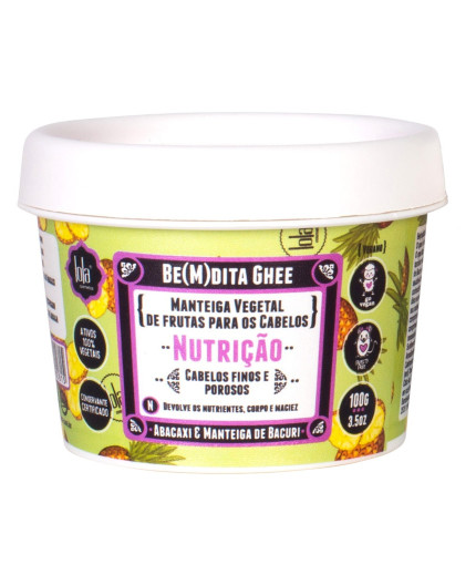 BE(M)DITA GHEE - MÁSC. NUTRIÇÃO ABACAXI E MANTEIGA DE BACURI 100g
